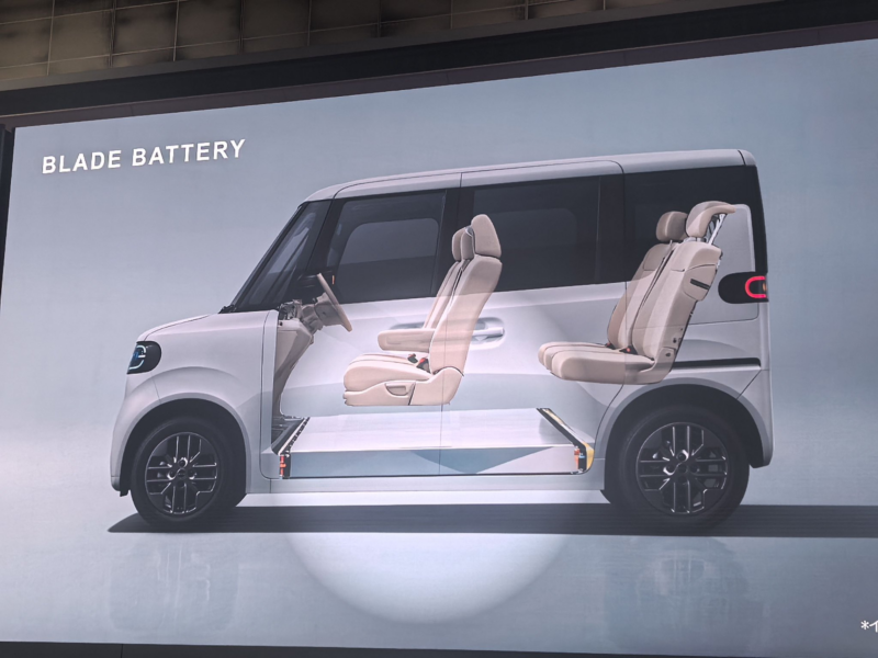 BYD Racco - mẫu kei car điện chính thức ra mắt tại Japan Mobility Show 2025 BYD Racco sử dụng bộ pin Blade