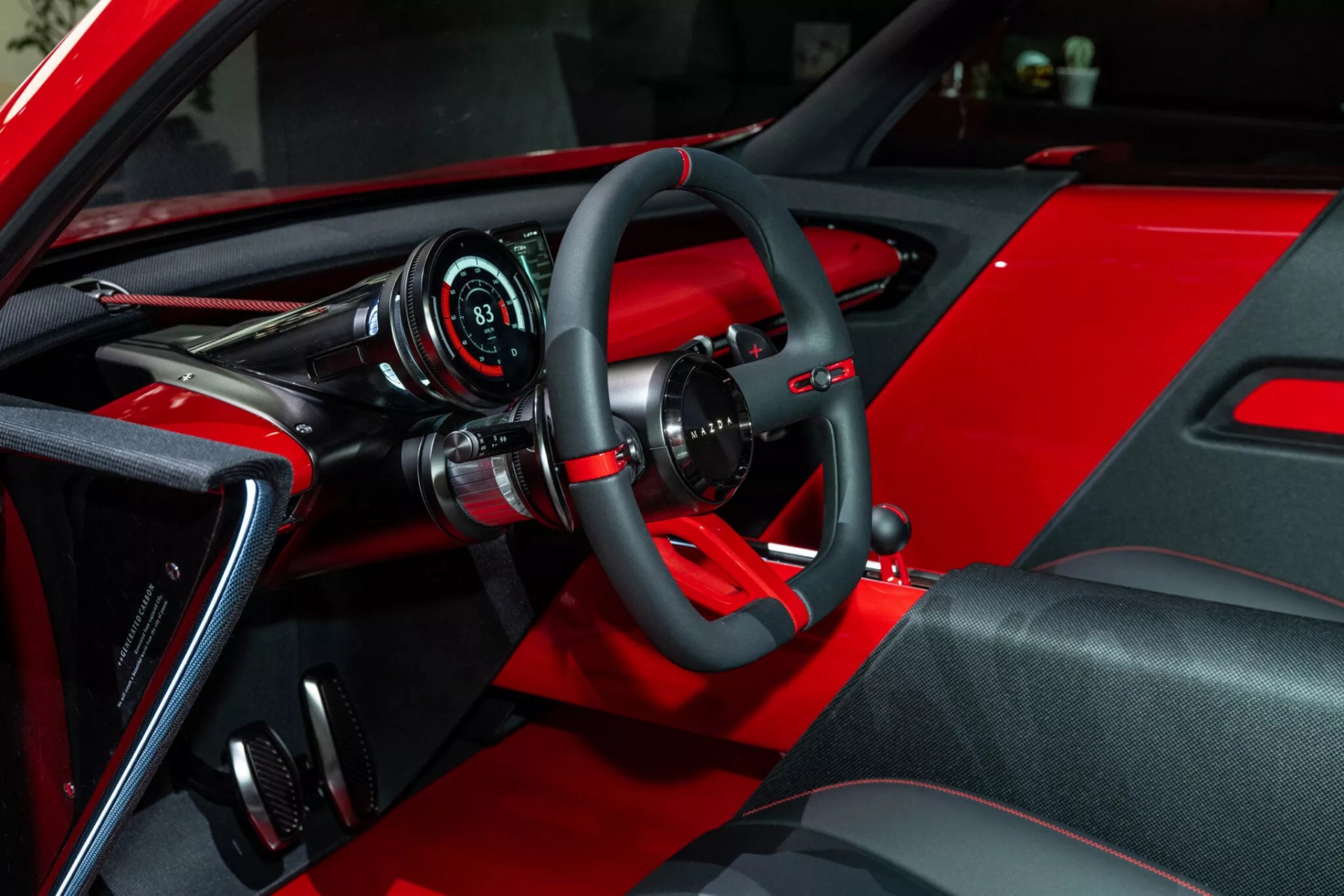 Mazda trình làng hai mẫu xe concept coupe và hatchback ấn tượng tại Japan Mobility Show 2025 Nội thất của Mazda Vision-X Compact