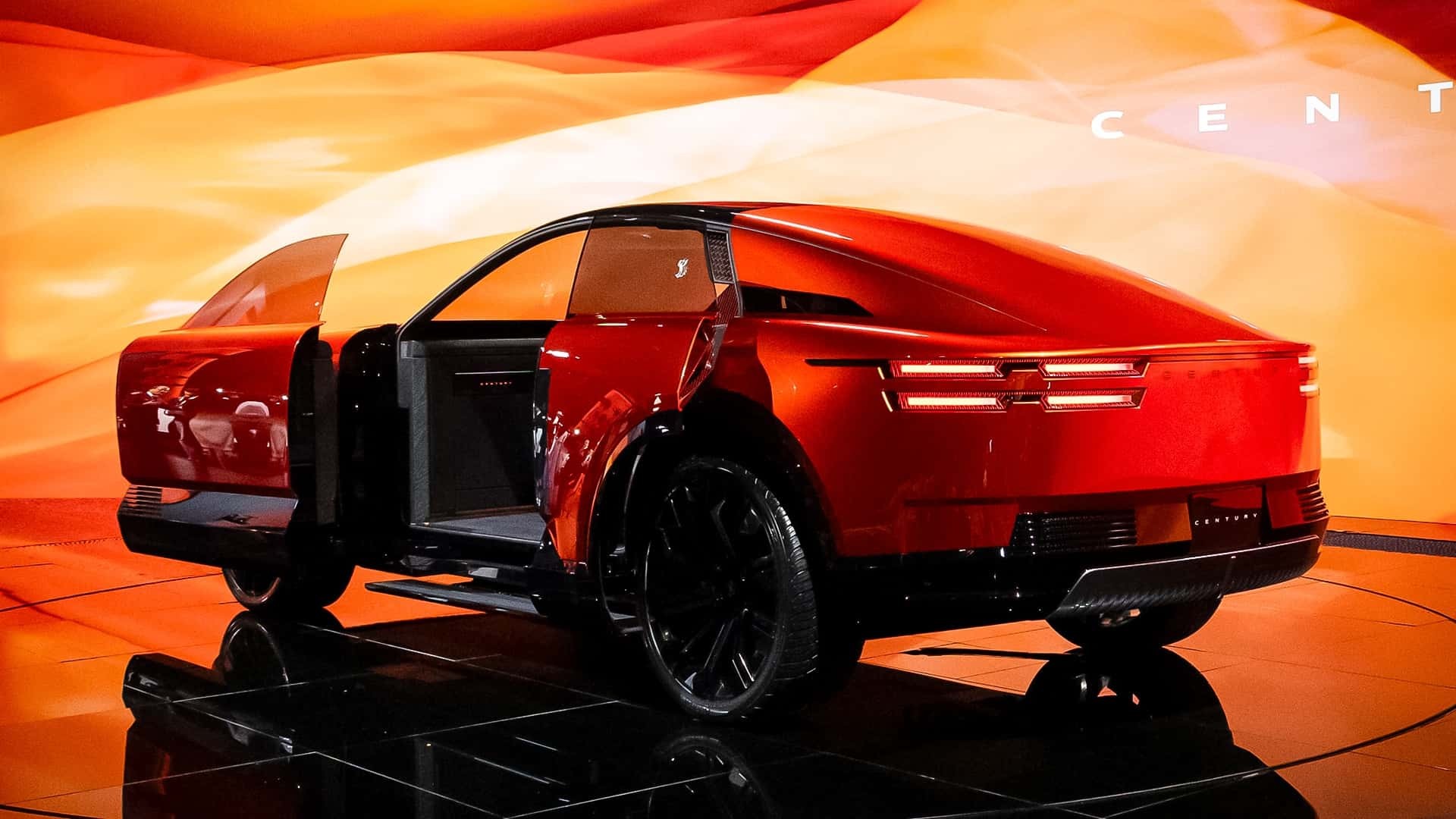 Thương hiệu mới Toyota Century ra mắt mẫu concept Coupe siêu sang, ngang tầm Rolls-Royce Phía sau của mẫu concept Toyota Century Coupe