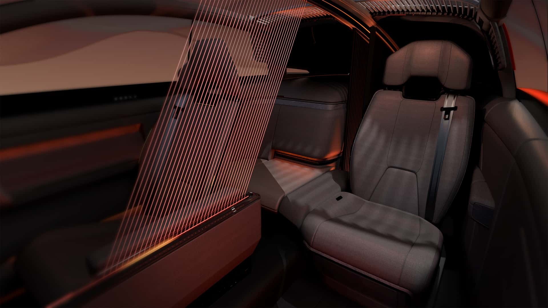 Thương hiệu mới Toyota Century ra mắt mẫu concept Coupe siêu sang, ngang tầm Rolls-Royce Hàng ghế sau của Toyota Century Coupe