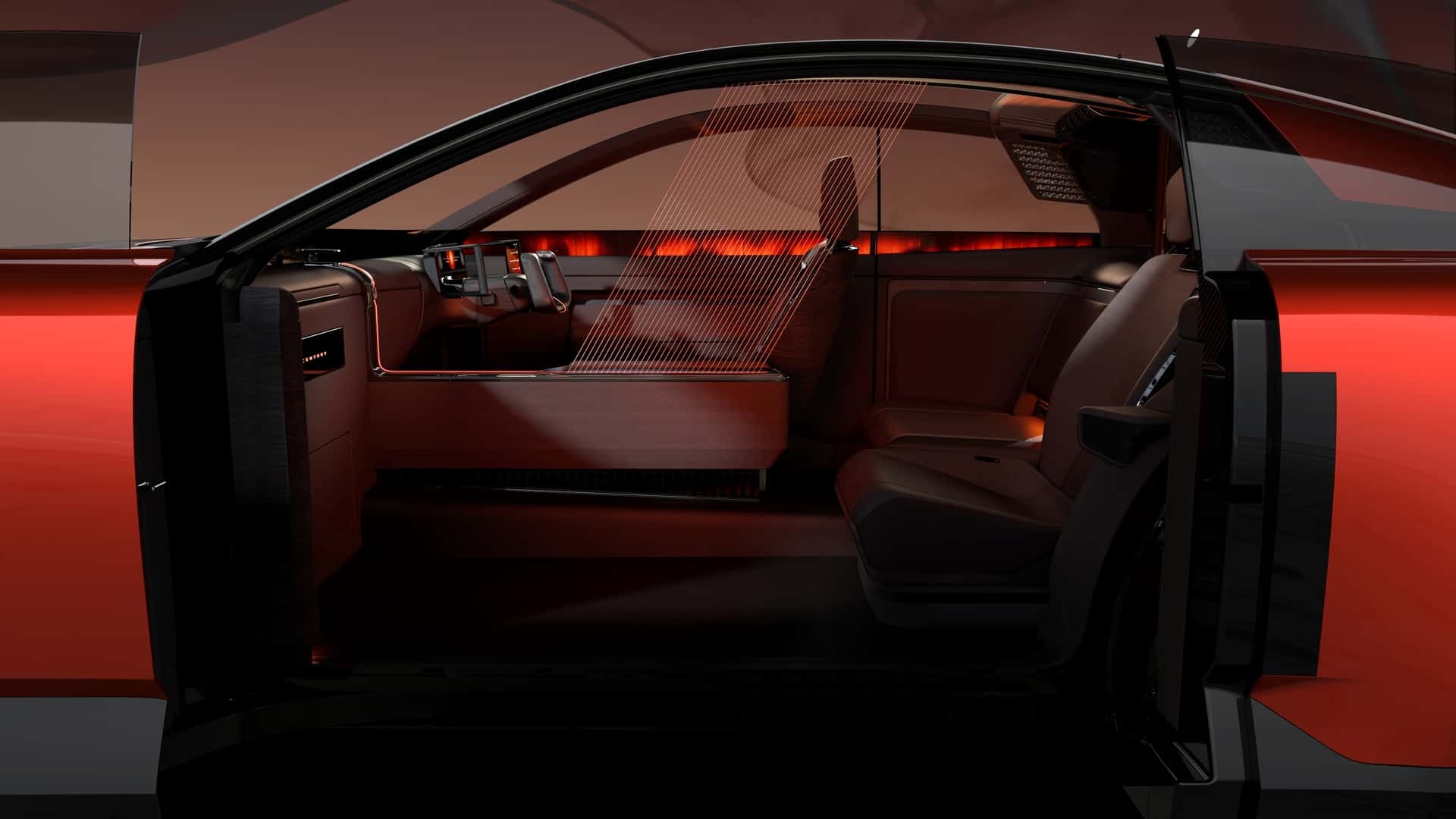 Thương hiệu mới Toyota Century ra mắt mẫu concept Coupe siêu sang, ngang tầm Rolls-Royce Khoang nội thất của Toyota Century Coupe chỉ có một ghế lái hàng trước