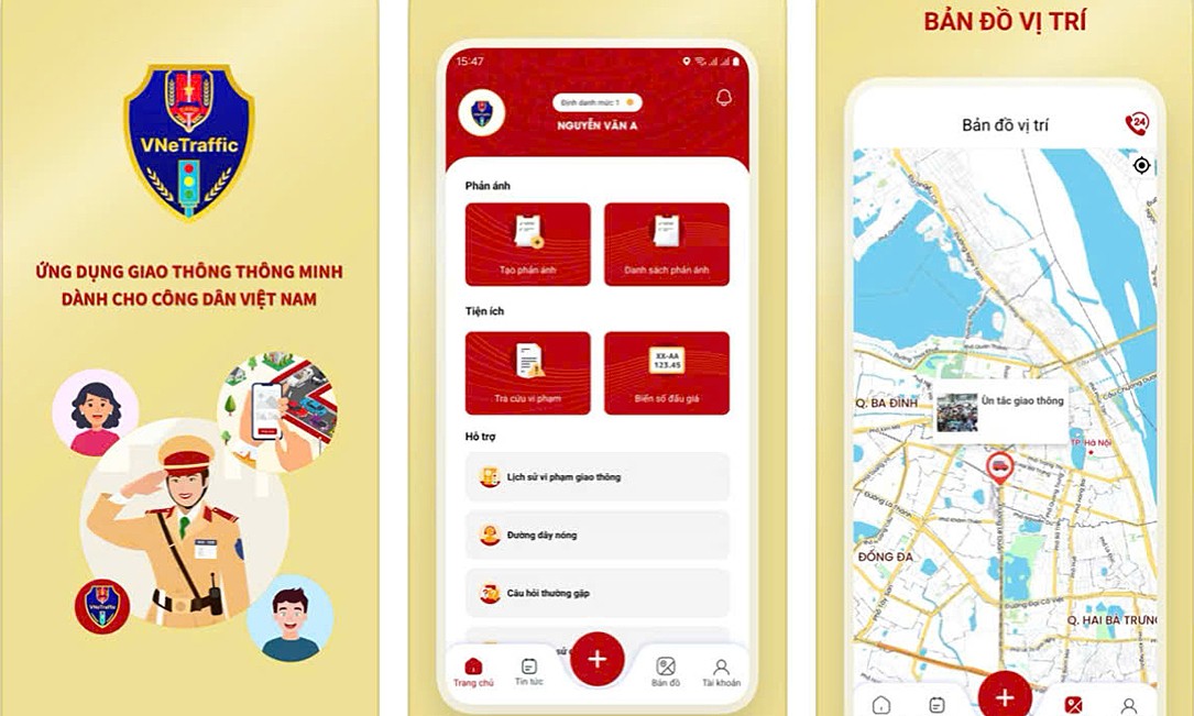 Tài xế có thể gia hạn giấy phép lái xe bằng ứng dụng VNeTraffic VNeTraffic có nhiều tính năng tiện ích cho phép người dân thực hiện thủ tục hành chính từ xa