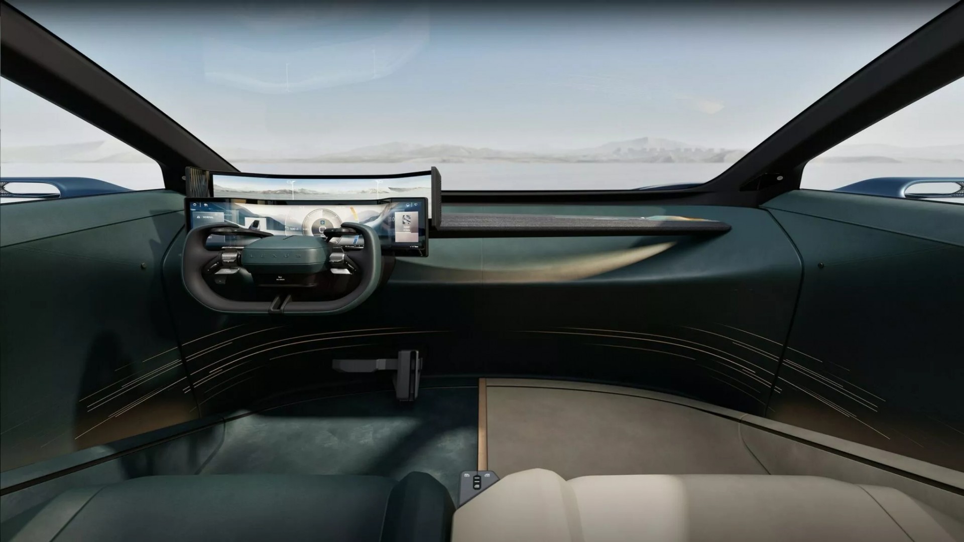Lexus giới thiệu bộ ba xe concept LS cực sang và độc đáo tại Japan Mobility Show 2025 Nội thất của Lexus LS Coupe Concept