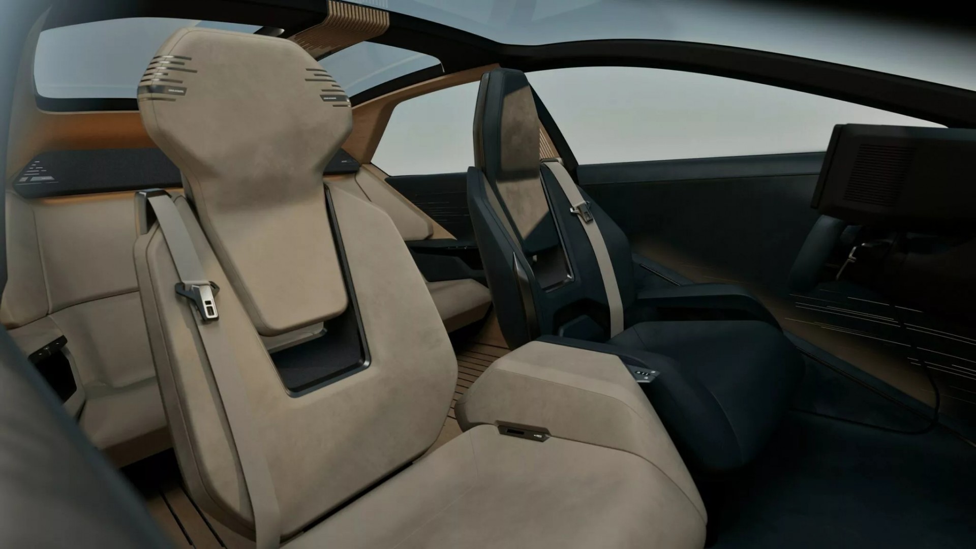 Lexus giới thiệu bộ ba xe concept LS cực sang và độc đáo tại Japan Mobility Show 2025 Ghế ngồi của Lexus LS Coupe Concept