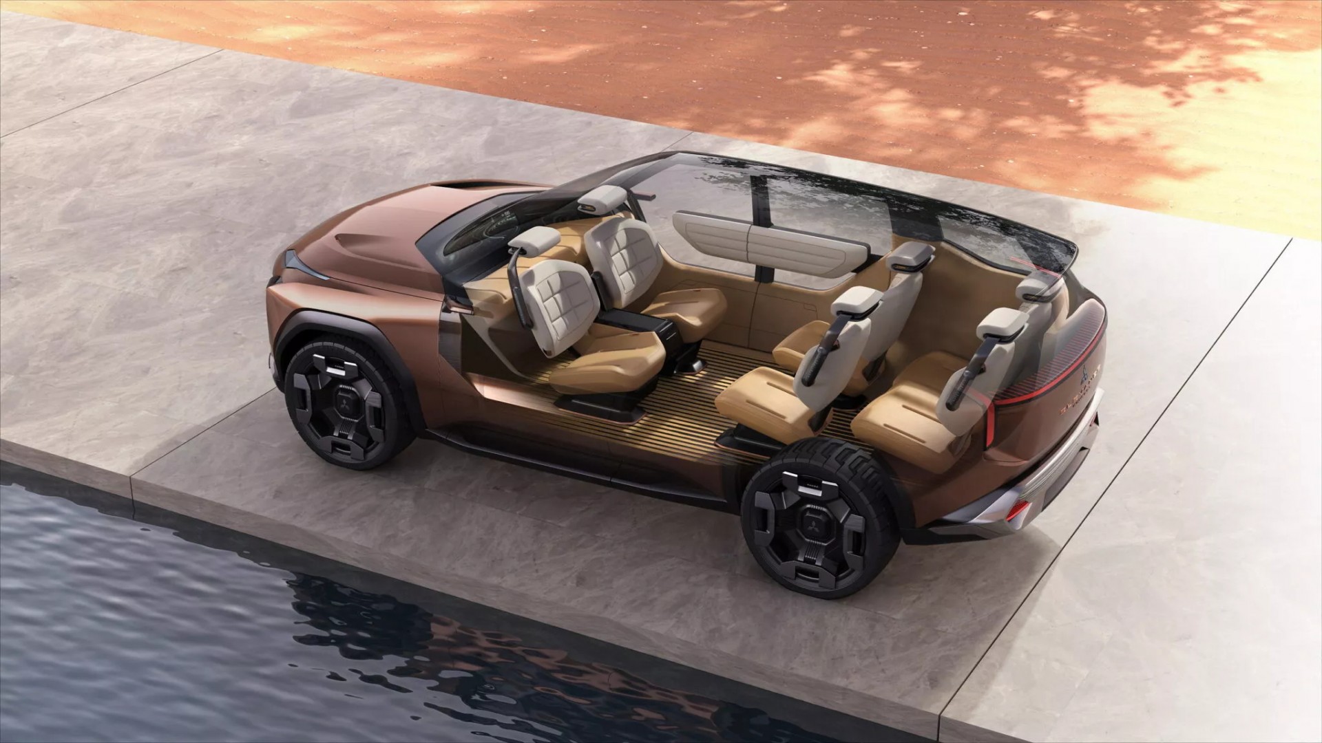 Bố cục ghế ngồi của Mitsubishi Elevance Concept