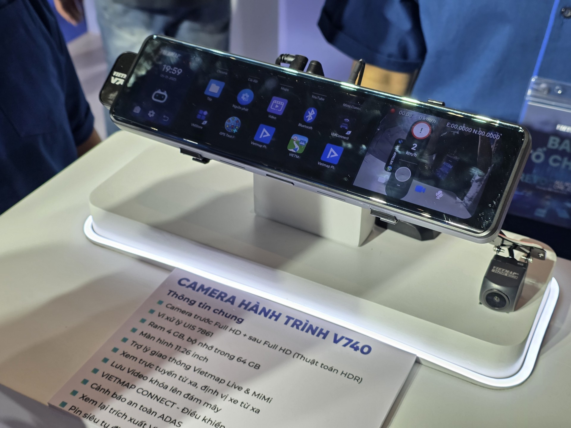 Vietmap ra mắt màn hình H50, camera V740 và nền tảng Partner Platform.