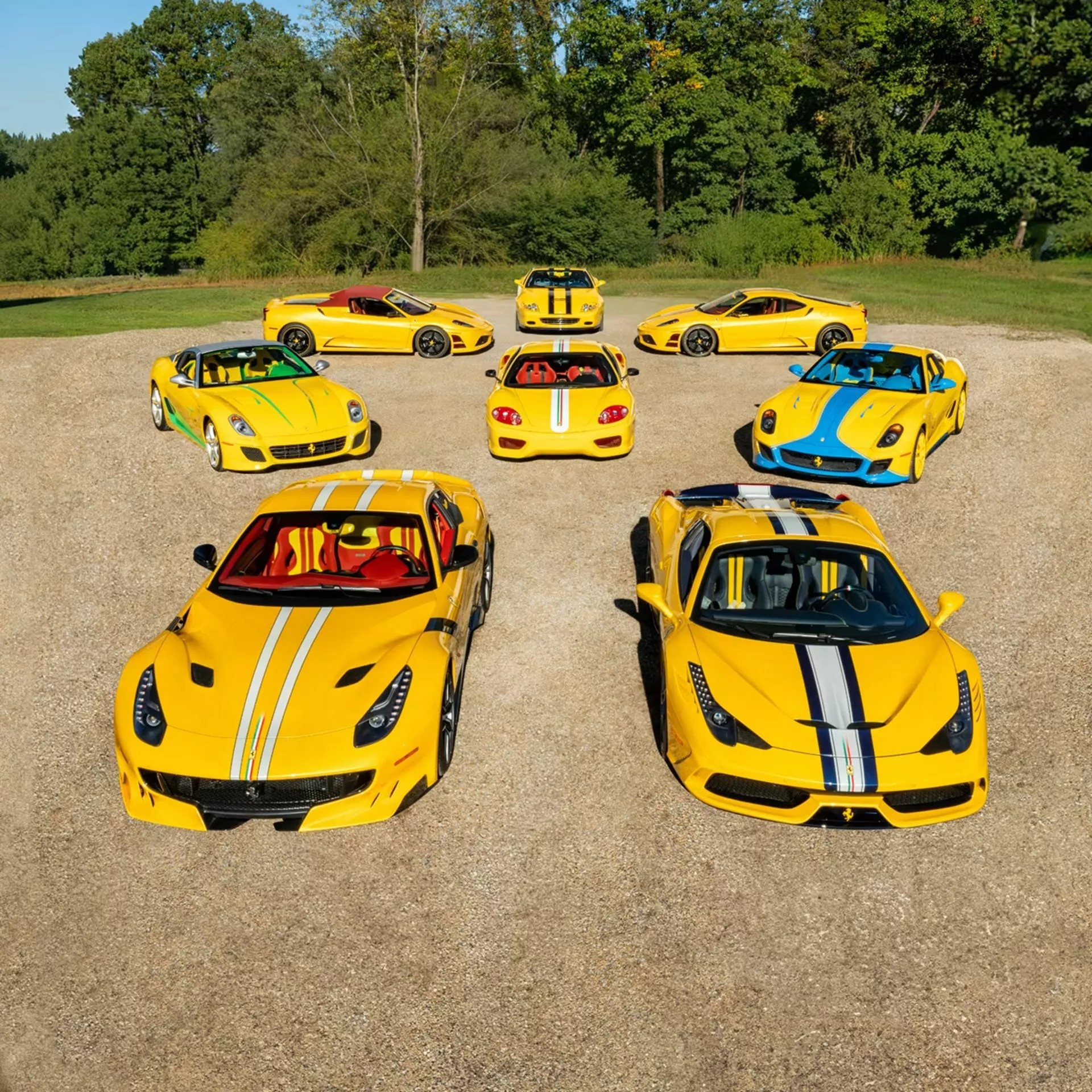 Bộ sưu tập 46 chiếc Ferrari quý hiếm, bảo quản như mới này sẽ được mang bán đấu giá bộ sưu tập siêu xe Ferrari của gia đình Bachman