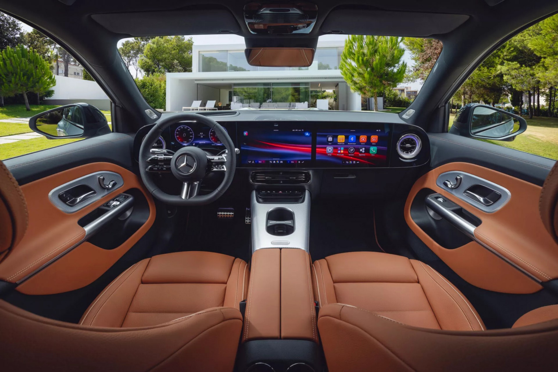 Mercedes-Benz hé lộ hình ảnh nội thất của GLB chạy điện thế hệ mới