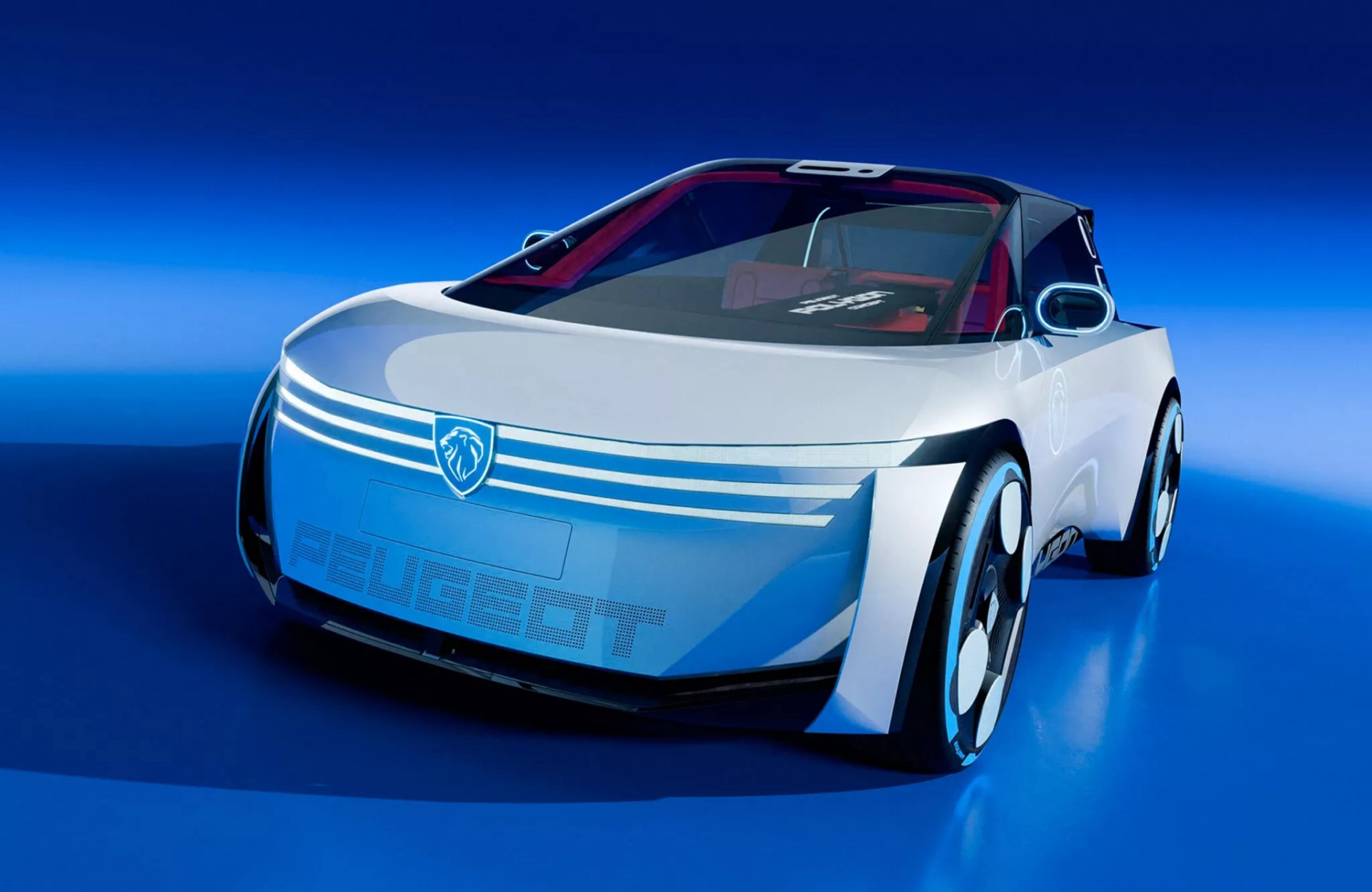 Phía trước của mẫu concept Peugeot Polygon