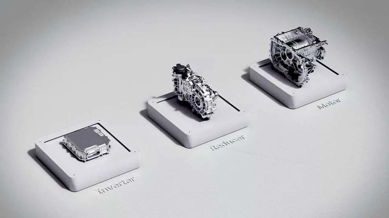 Hyundai lý giải chi tiết cách hoạt động của mô-tơ điện và công nghệ mới để tăng hiệu suất Một hệ thống mô-tơ điện hiện đại bao gồm ba thành phần chính gồm: motor, reducer và inverter