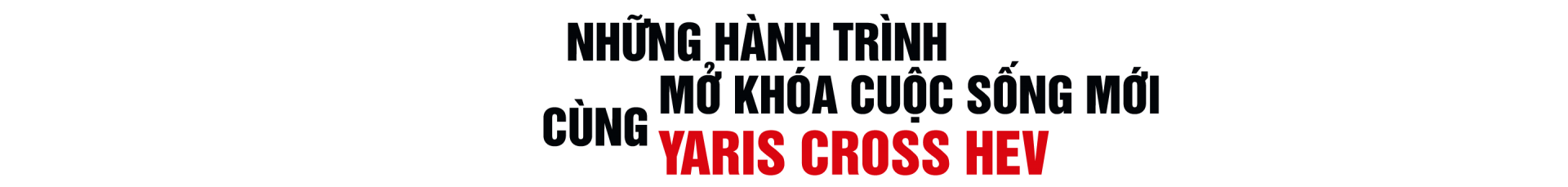 Khi Yaris Cross trở thành 'bước ngoặt' của một người đàn ông trẻ Khi Yaris Cross trở thành 'bước ngoặt' của một người đàn ông trẻ