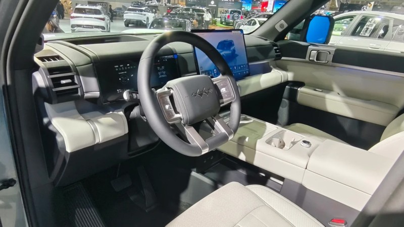 Nội thất của BYD Ti7 được trưng bày tại Bangkok Motor Expo 2025