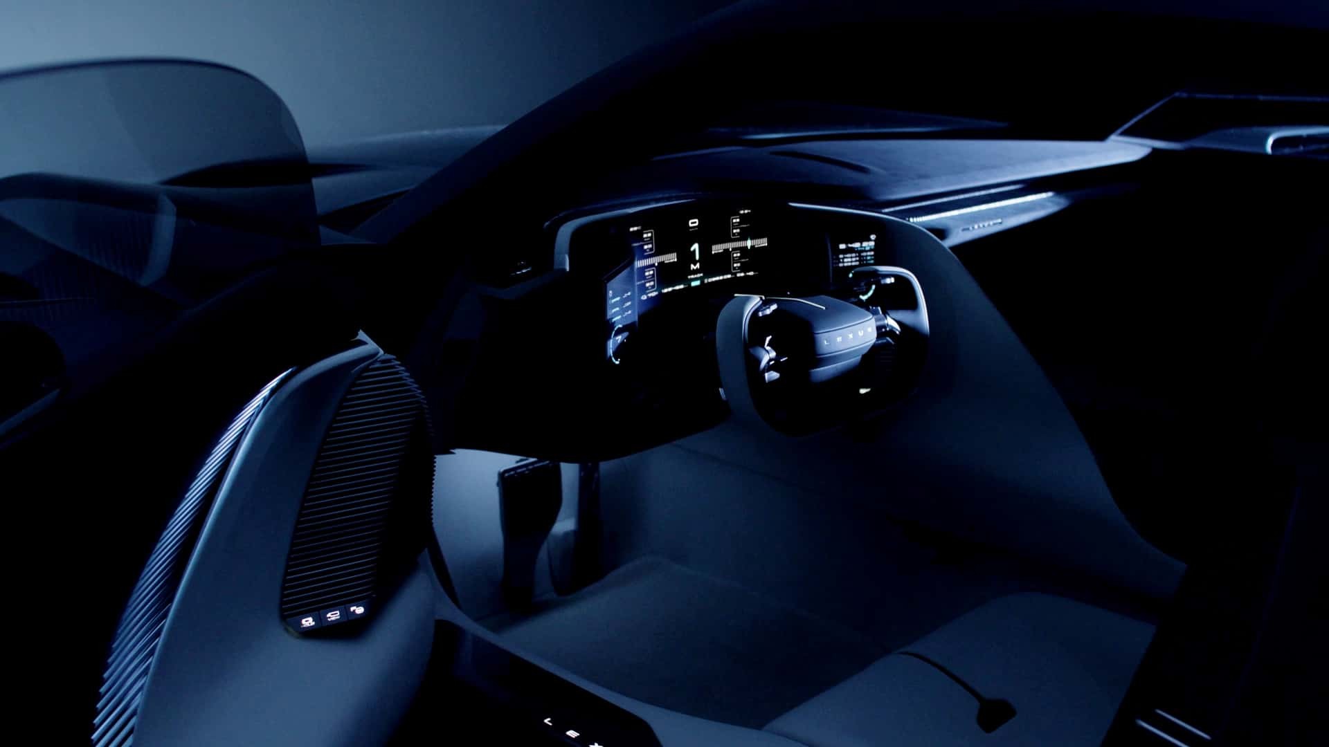 Lexus LFA Concept - mẫu siêu xe mang tính biểu tượng được hồi sinh dưới dạng xe điện Vị trí lái của Lexus LFA Concept 2025