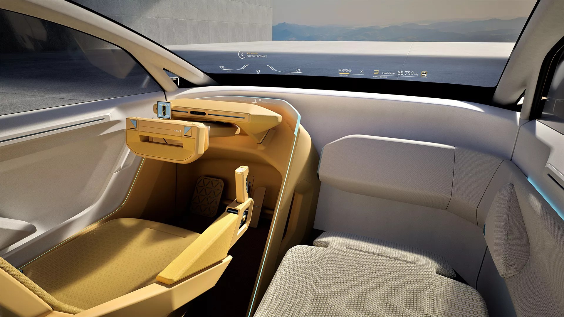 Nhân dịp kỷ niệm 80 năm thành lập, Kia hé lộ mẫu concept cực độc Vision Meta Turismo Nội thất của mẫu concept Kia Vision Meta Turismo