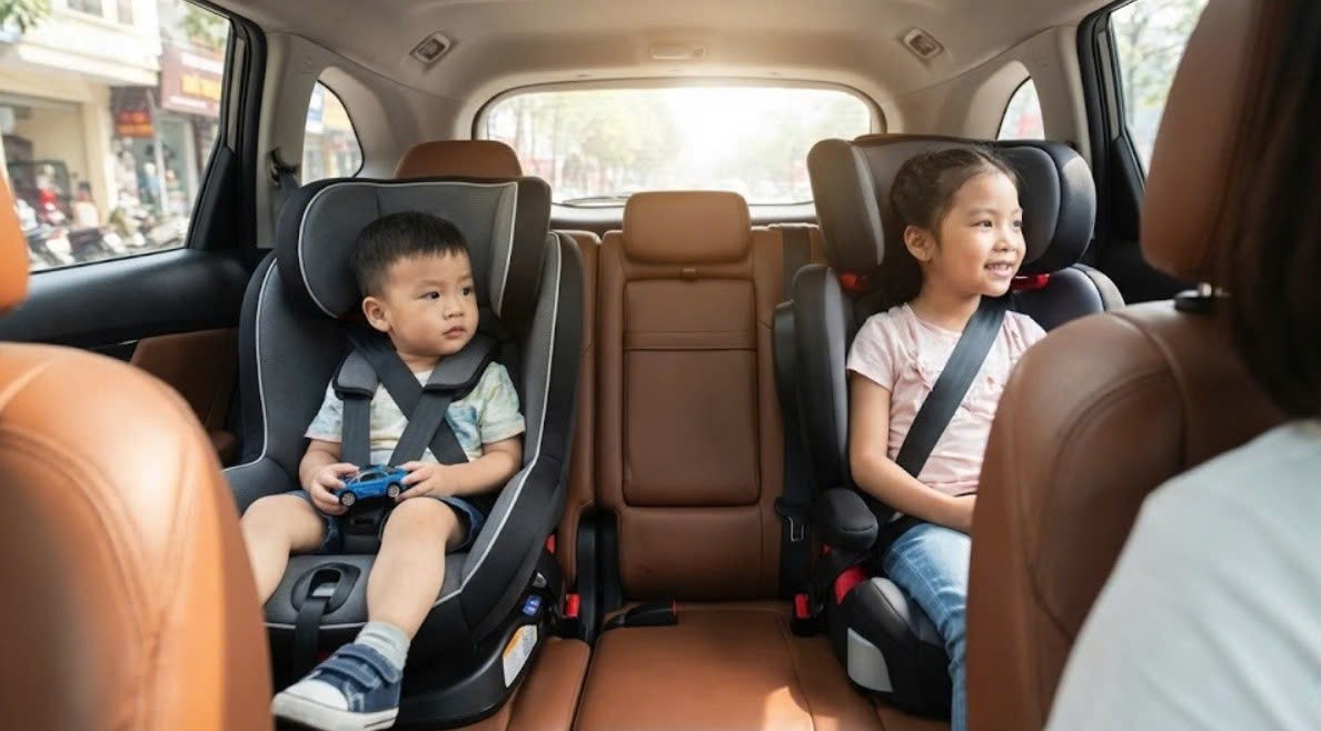 Bỏ quy định taxi, xe vận tải phải lắp ghế an toàn trẻ em