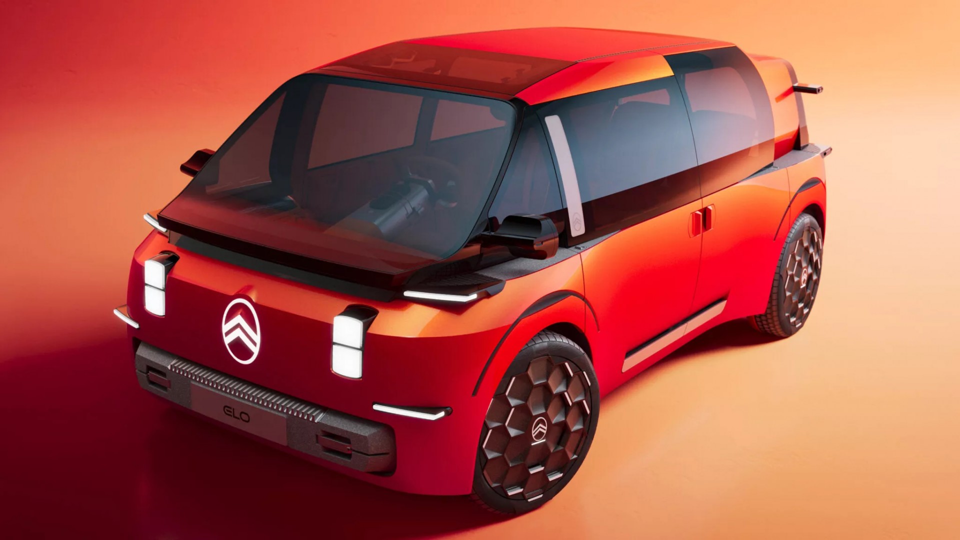 Citroën ELO - mẫu concept độc lạ, mang tới tầm nhìn mới cho phân khúc MPV điện Phía trước của mẫu concept MPV Citroën ELO