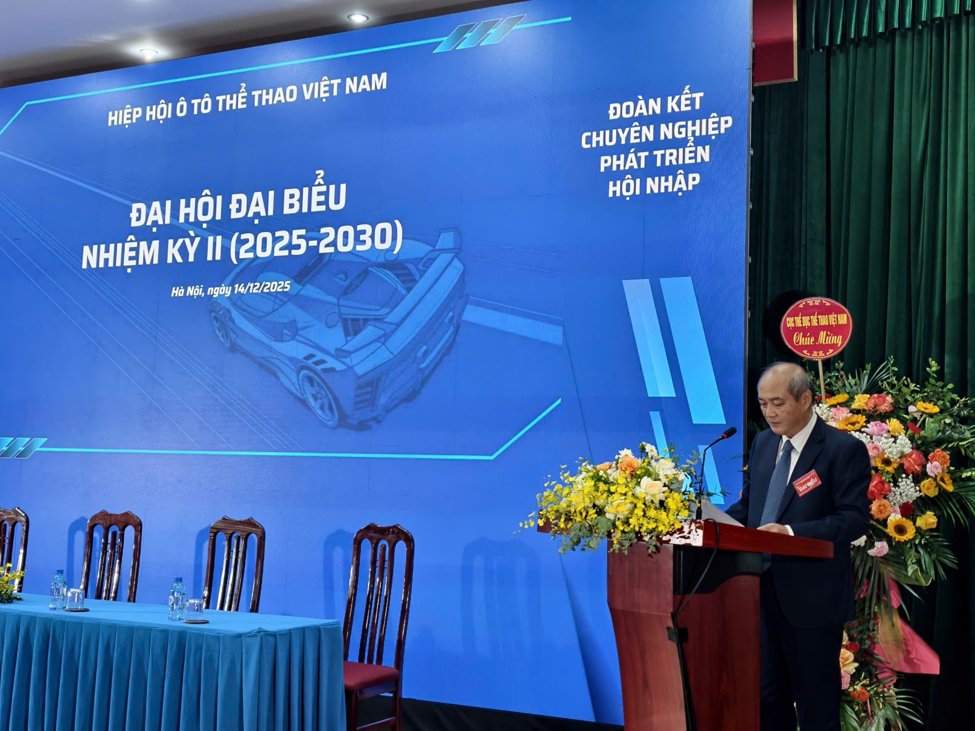 Ông Vương Bích Thắng tiếp tục là Chủ tịch Liên đoàn Ô tô Thể thao Việt Nam nhiệm kỳ II