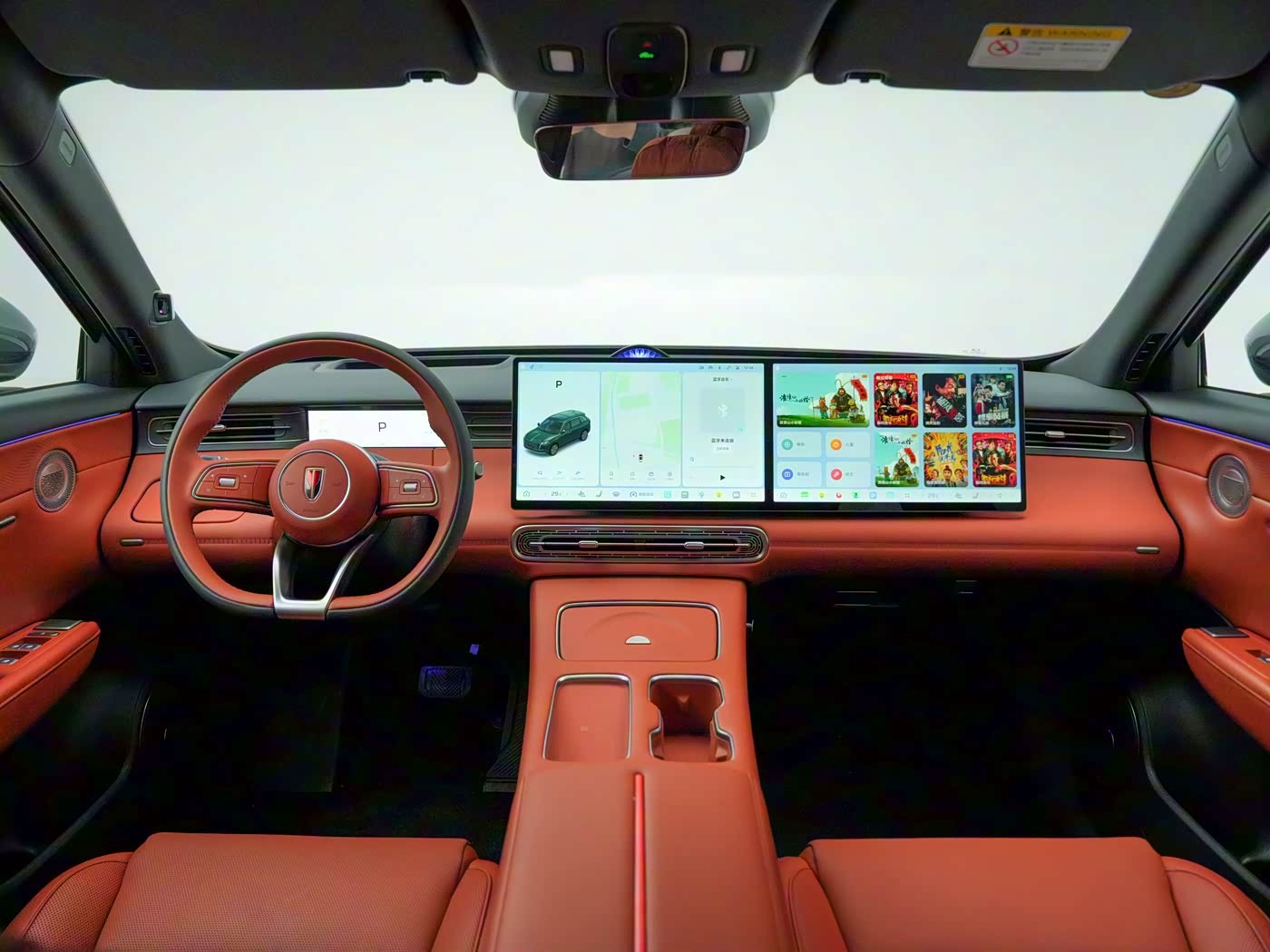 Hồng Kỳ HS6 PHEV - SUV sang với tầm hoạt động 1.650 km chính thức được bán ở Trung Quốc Nội thất của Hồng Kỳ HS6 PHEV