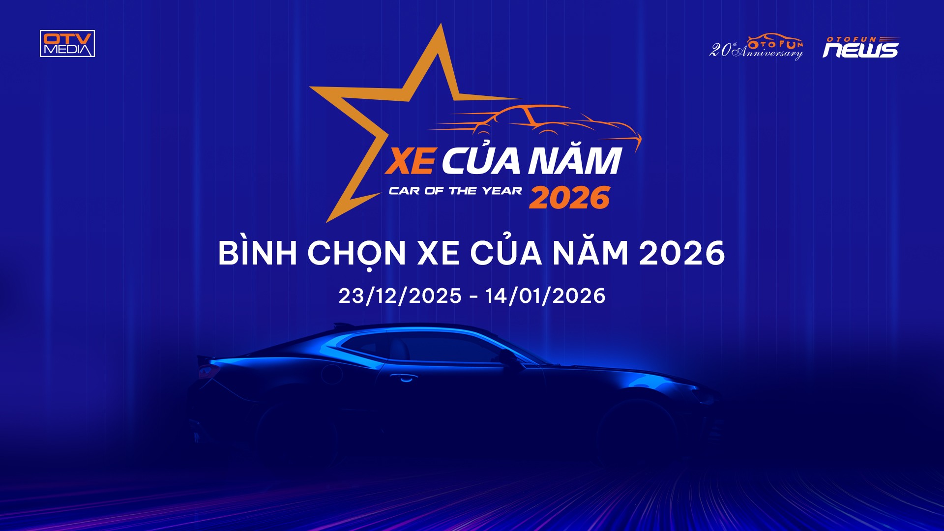 Bình chọn Xe Của Năm 2026 nhận iPhone 17 256GB có trị giá gần 25 triệu đồng Bình chọn Xe Của Năm 2026 nhận iPhone 17 256GB có trị giá gần 25 triệu đồng