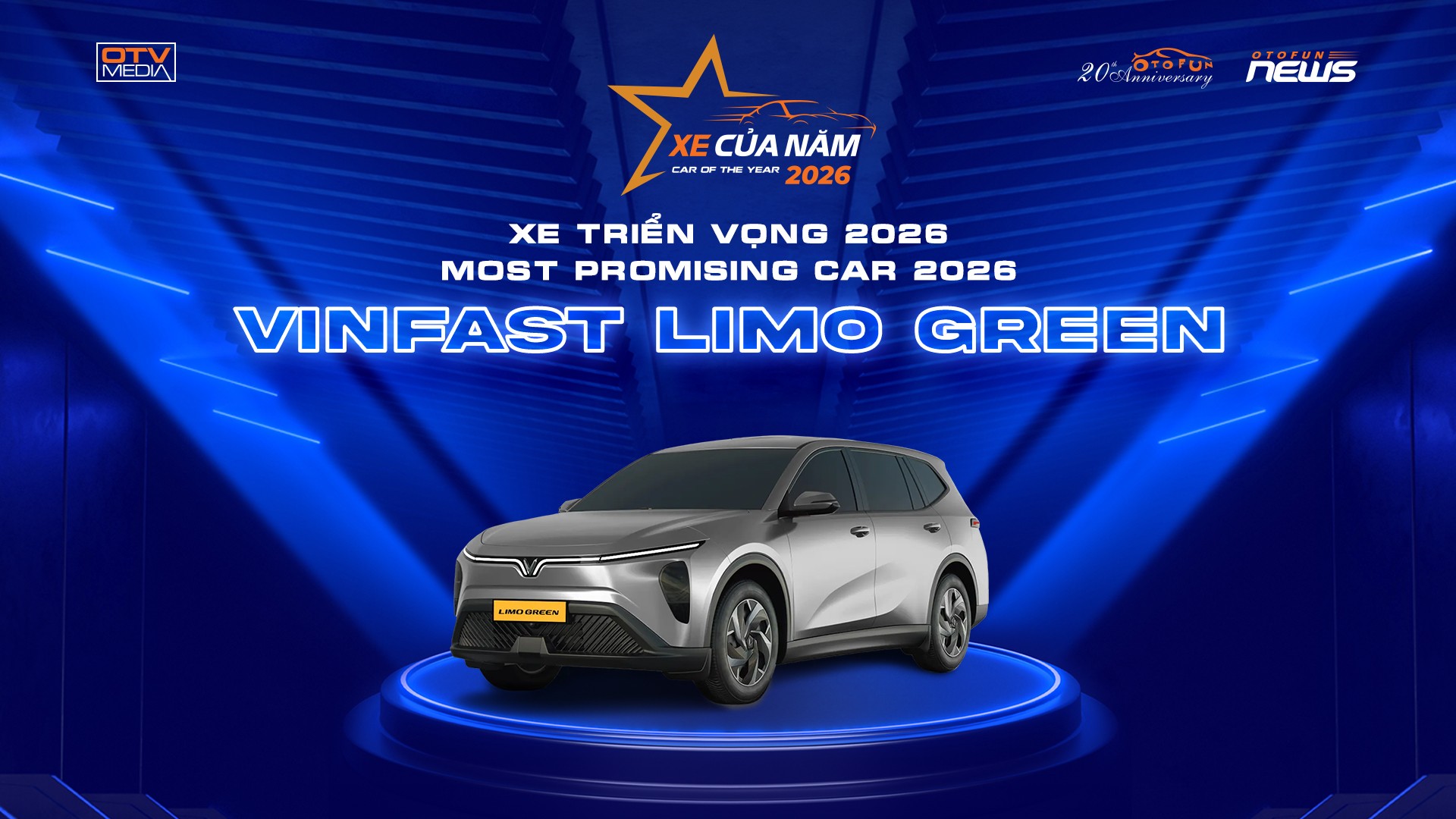 Công bố 5 Danh hiệu Xe Của Năm 2026