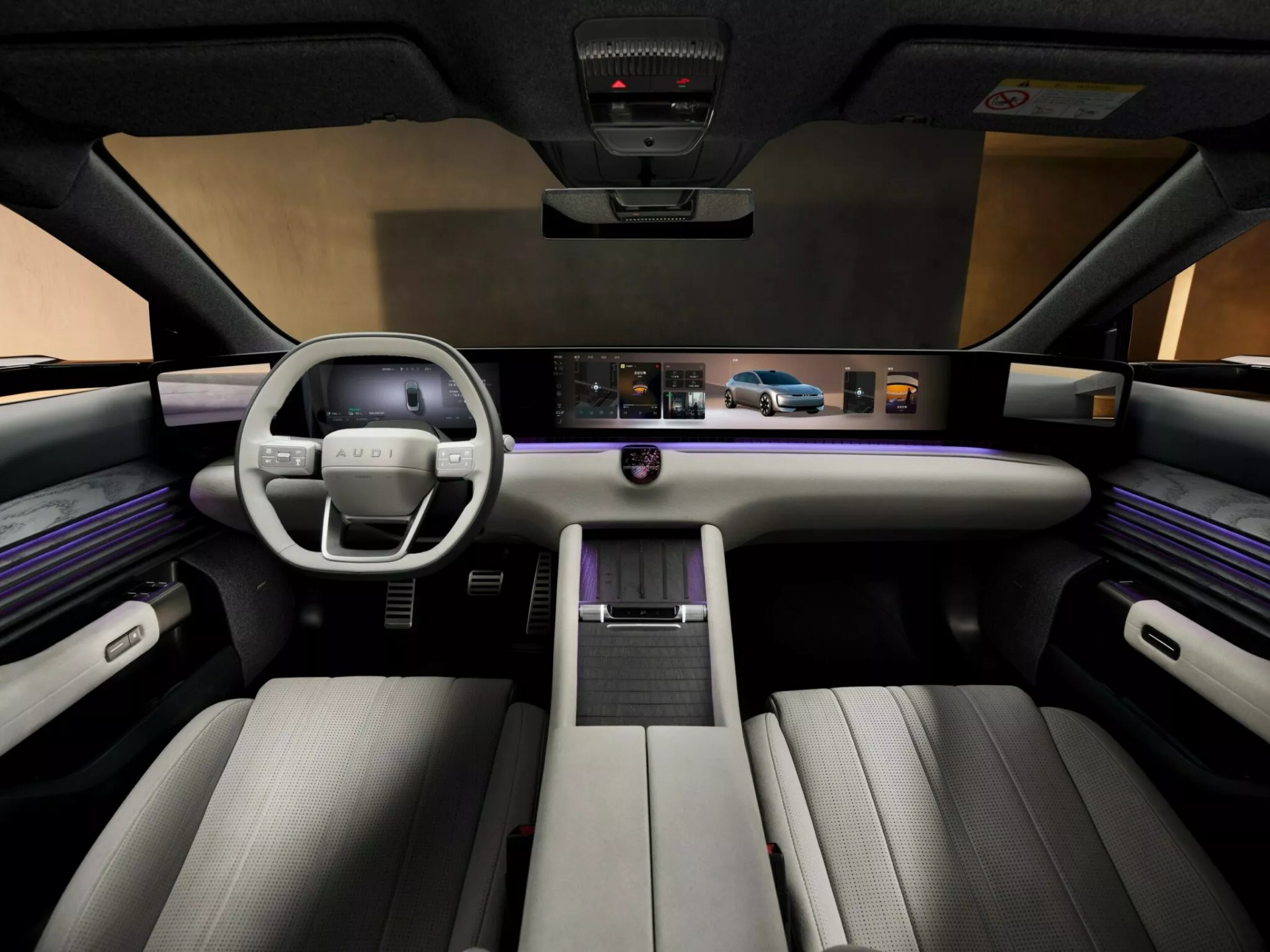 Xe điện hạng sang AUDI E5 Sportback được vinh danh Xe của Năm tại Trung Quốc 2026 Nội thất của AUDI E5 Sportback