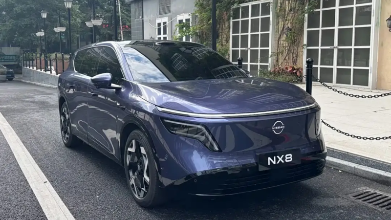 SUV điện Nissan NX8 lộ diện với thiết kế bắt mắt, trang bị nhiều công nghệ tại Trung Quốc Phía trước của Nissan NX8 2026