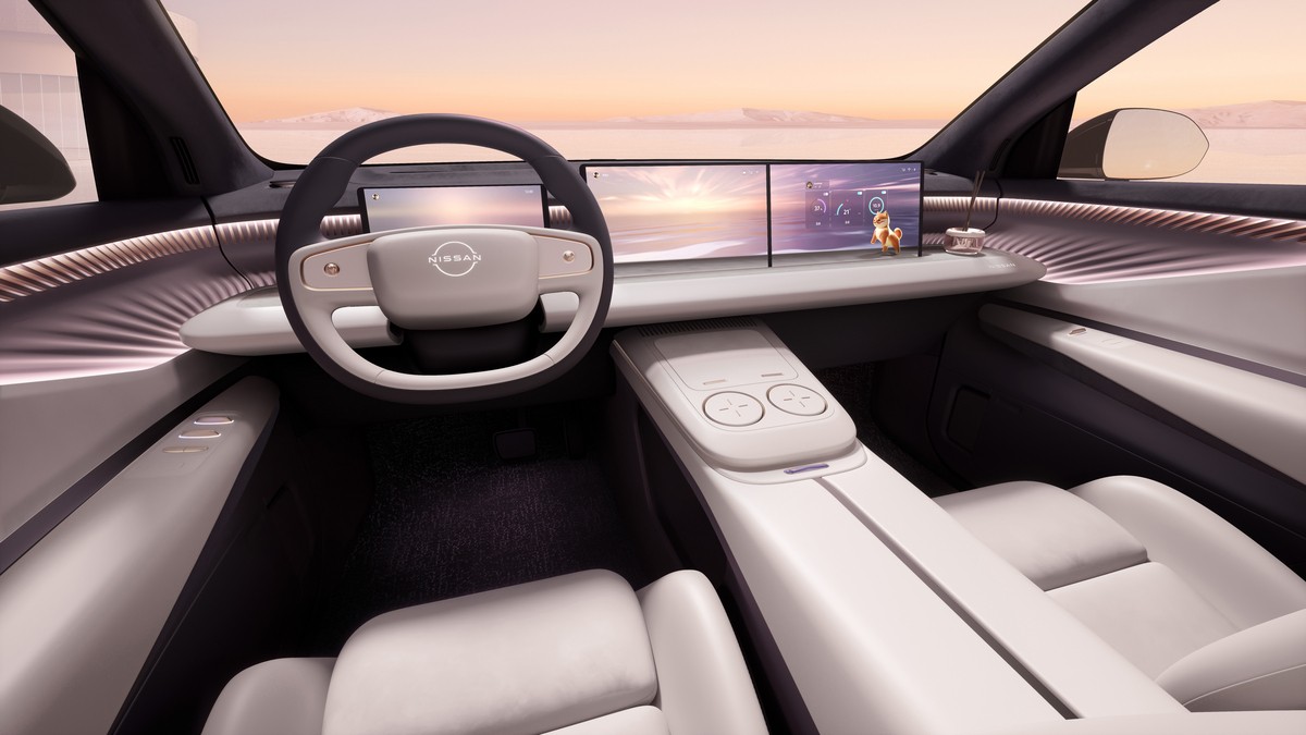 SUV điện Nissan NX8 lộ diện với thiết kế bắt mắt, trang bị nhiều công nghệ tại Trung Quốc Nội thất của Nissan NX8 2026