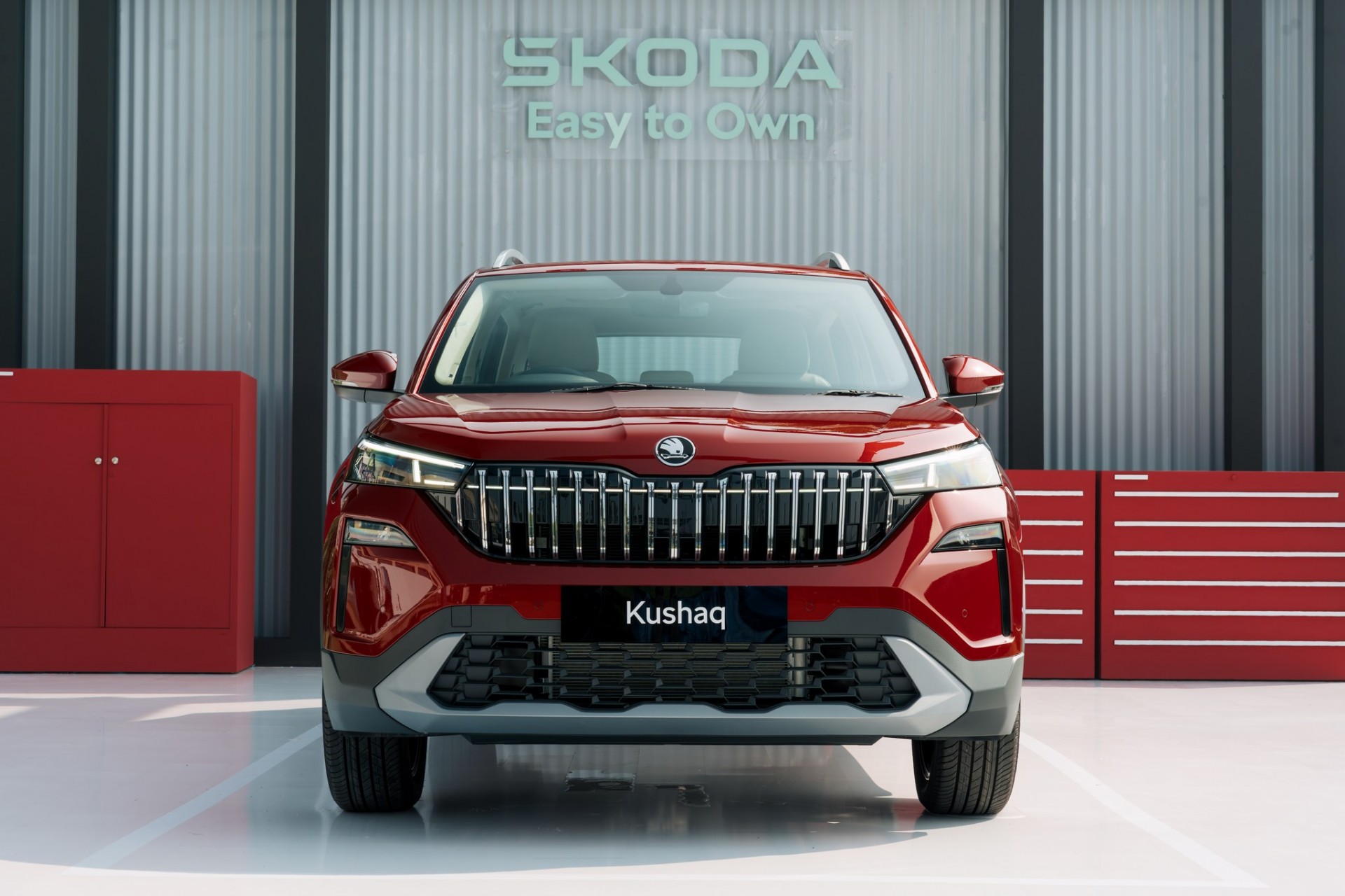 Skoda Kushaq facelift 2026 gây chú ý với ghế massage Skoda Kushaq facelift 2026 gây chú ý với ghế massage