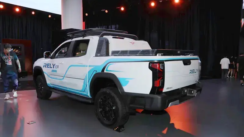 Chery ra mắt mẫu bán tải điện đầu tiên Hilma EV, cạnh tranh Toyota Hilux ở Trung Quốc Phía sau của Chery Hilma EV