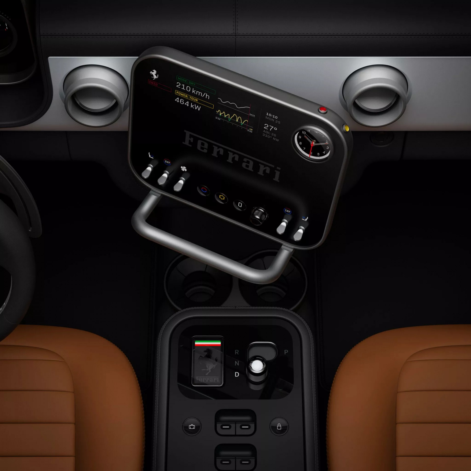 Ferrari hé lộ nội thất do cựu giám đốc Apple thiết kế và tên gọi của siêu xe điện mới Ferrari hé lộ nội thất do cựu giám đốc Apple thiết kế và tên gọi của siêu xe điện mới