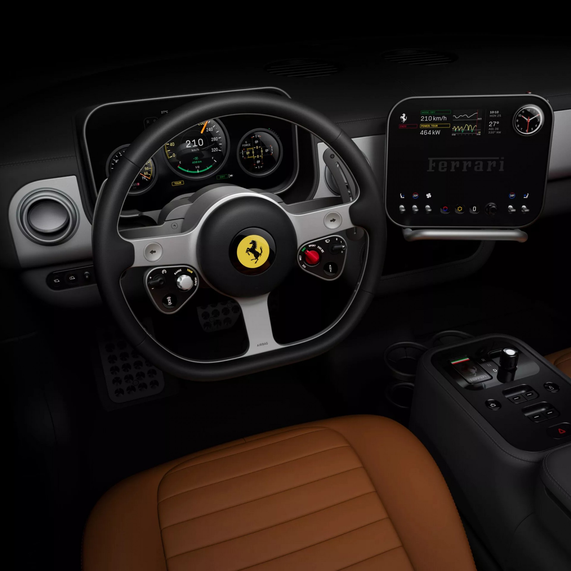 Ferrari hé lộ nội thất do cựu giám đốc Apple thiết kế và tên gọi của siêu xe điện mới Ferrari chính thức công bố chi tiết nội thất và tên gọi cho siêu xe điện đầu tiên của mình, Luce