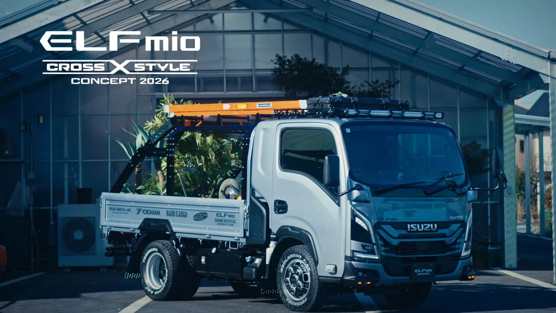 Xe tải Isuzu Hình ảnh mẫu concept Isuzu Elf Cross Style
