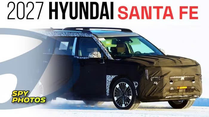 Hyundai Santa Fe 2027 sẽ 'lột xác' toàn diện Hyundai Santa Fe 2027 sẽ 'lột xác' toàn diện