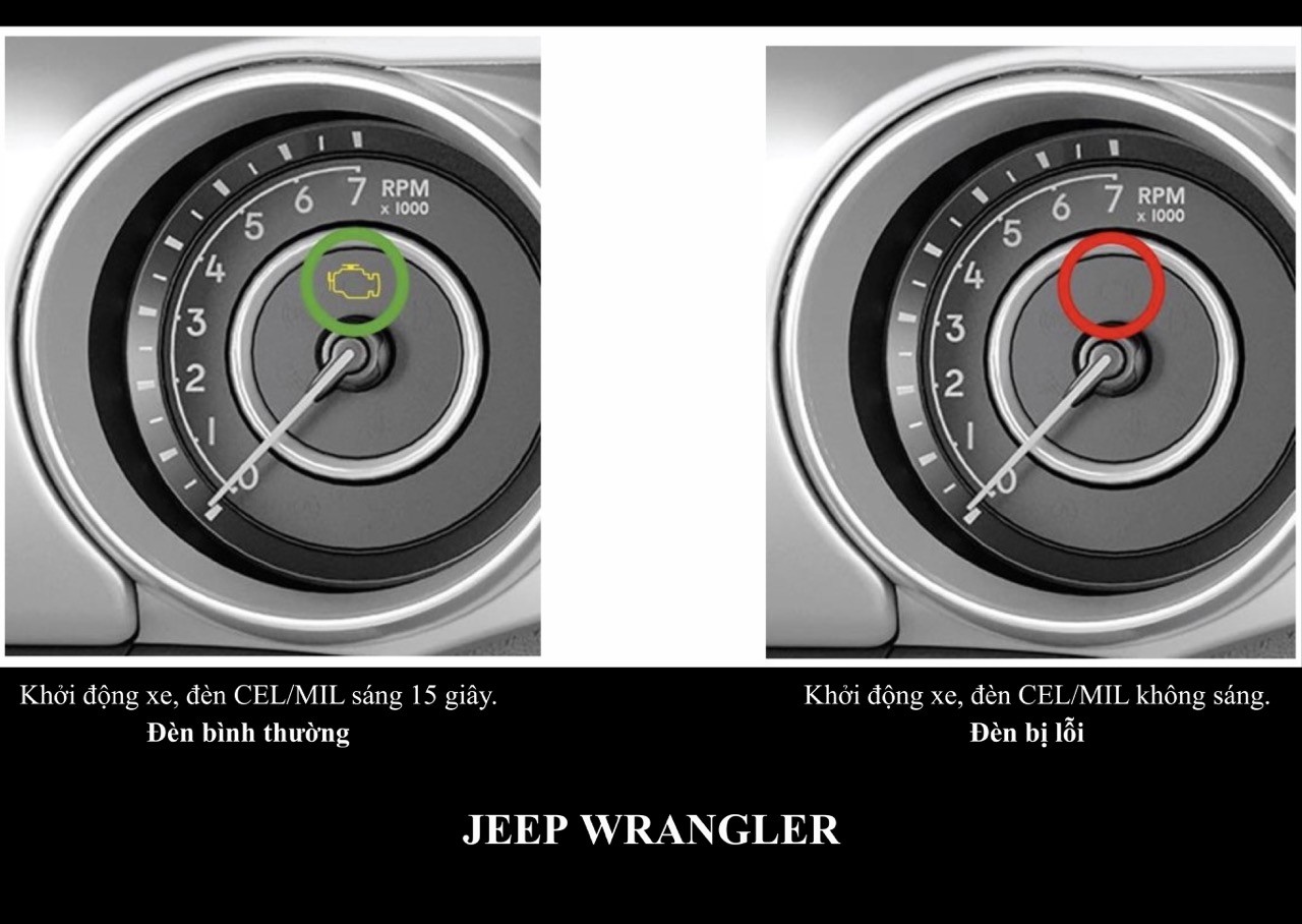 Triệu hồi Jeep Wrangler và Gladiator tại Việt Nam do lỗi đèn cảnh báo động cơ Triệu hồi Jeep Wrangler và Gladiator tại Việt Nam do lỗi đèn cảnh báo động cơ