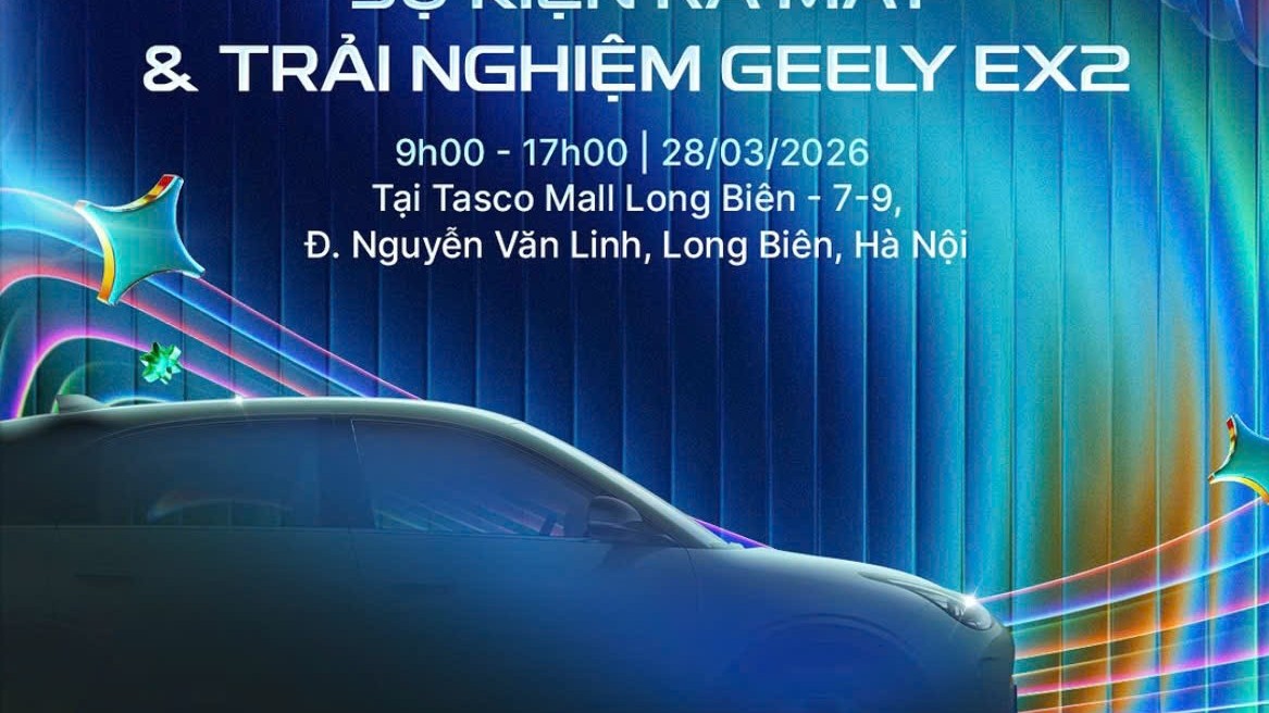 Xe điện Geely EX2 ra mắt tại Việt Nam vào 28/3