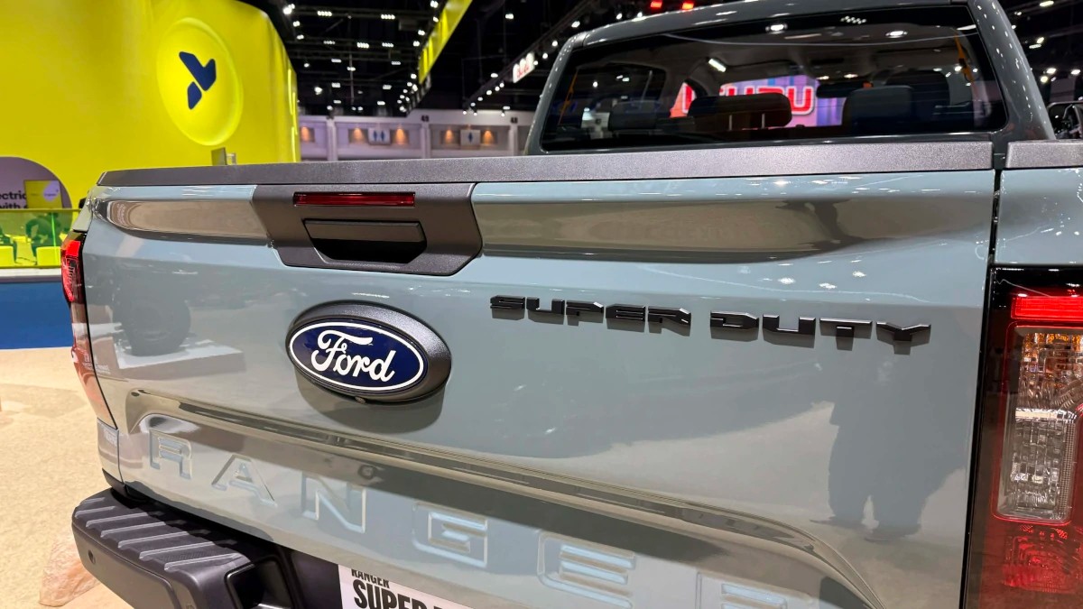 Ford Ranger Super Duty 2026 ra mắt tại Triển lãm Ô tô Bangkok với nhiều nâng cấp Cửa thùng xe của Ford Ranger Super Duty 2026