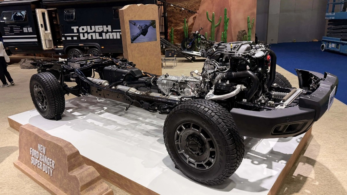 Ford Ranger Super Duty 2026 ra mắt tại Triển lãm Ô tô Bangkok với nhiều nâng cấp Nền tảng khung gầm của Ford Ranger Super Duty 2026