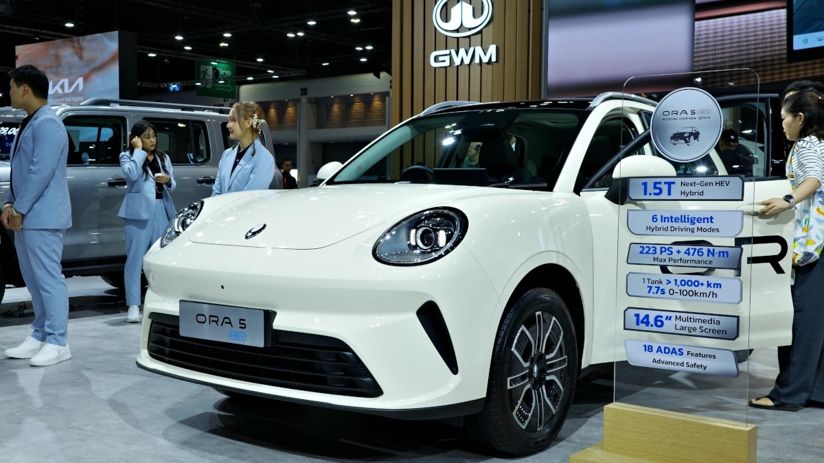 Hatchback nhỏ gọn GWM Ora 5 ra mắt tại Thái Lan với cả phiên bản HEV và EV tiện lợi Phía trước của GWM Ora 5 HEV