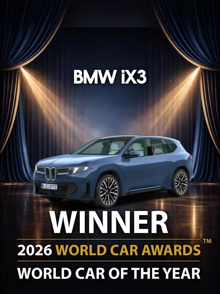 Xe điện giành chiến thắng tất cả hạng mục của World Car Awards 2026 BMW iX3 giành giải thưởng cao nhất Xe của Năm tại World Car Awards 2026