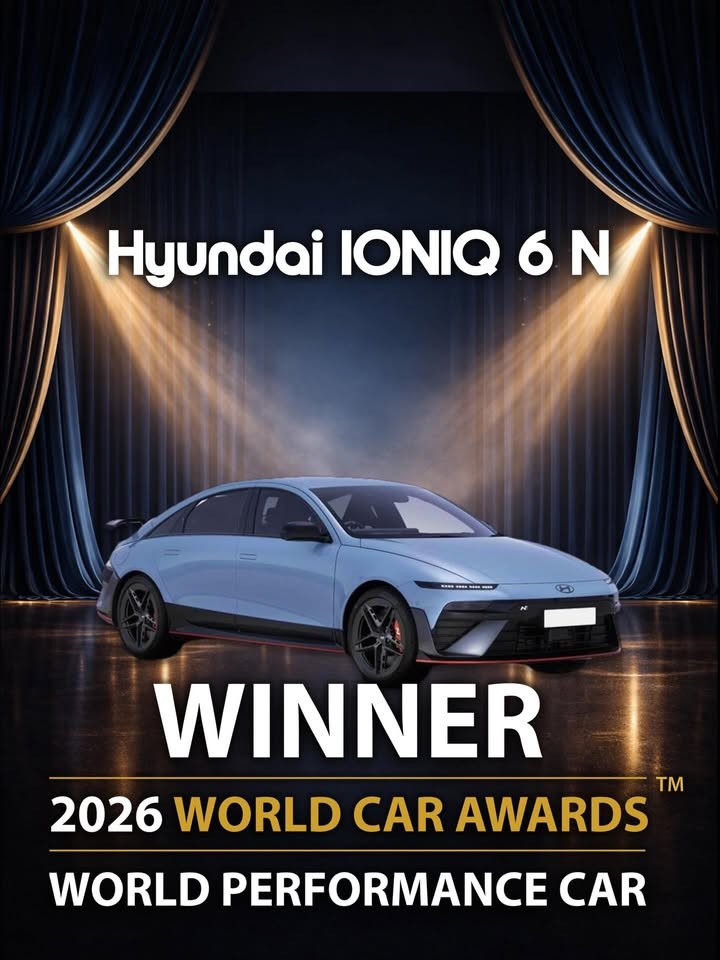 Xe điện giành chiến thắng tất cả hạng mục của World Car Awards 2026 Xe điện giành chiến thắng tất cả hạng mục của World Car Awards 2026