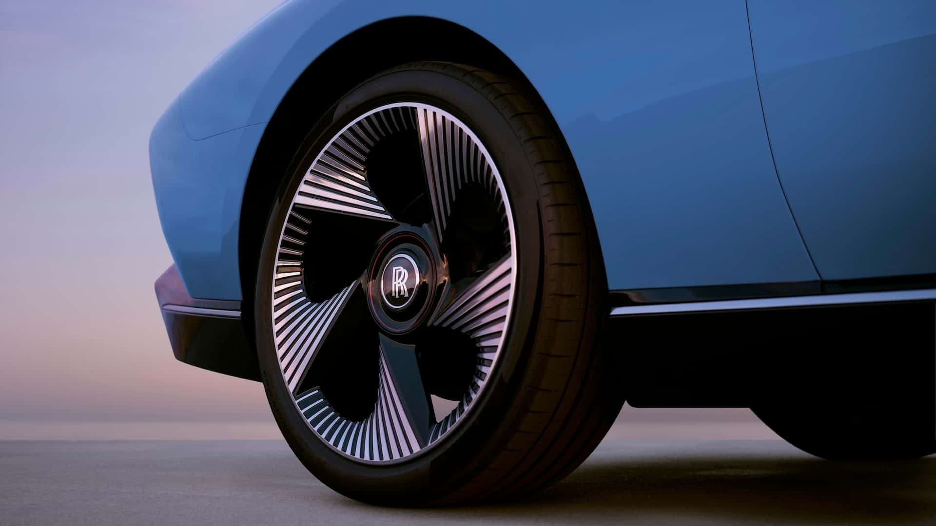 Rolls-Royce Project Nightingale, mẫu xe điện dành cho giới siêu giàu với giá 250 tỷ đồng Bánh xe của Rolls-Royce Project Nightingale