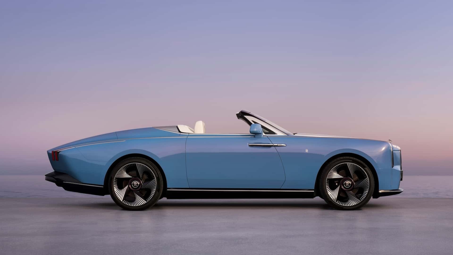 Rolls-Royce Project Nightingale, mẫu xe điện dành cho giới siêu giàu với giá 250 tỷ đồng Phía bên của Rolls-Royce Project Nightingale