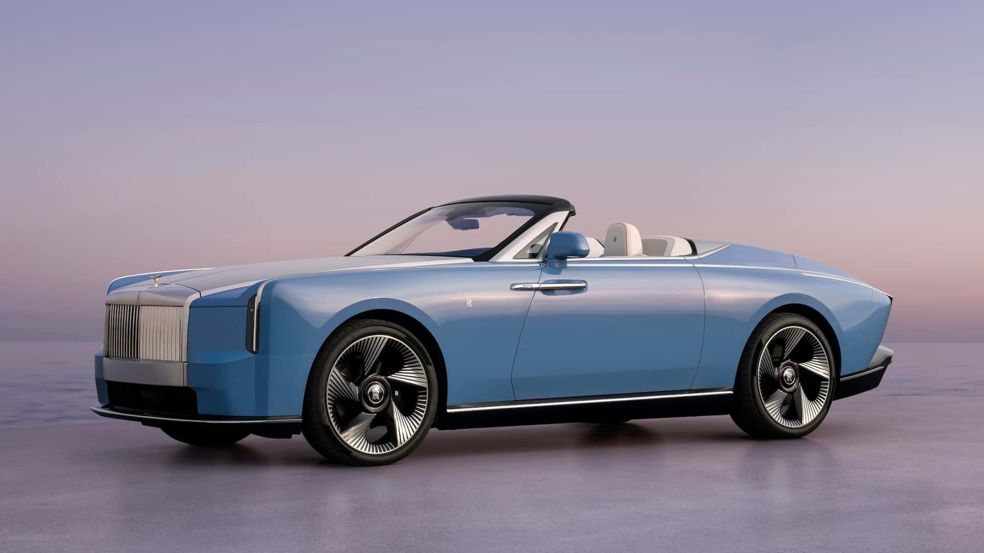 Rolls-Royce Project Nightingale, mẫu xe điện dành cho giới siêu giàu với giá 250 tỷ đồng Phía trước của Rolls-Royce Project Nightingale
