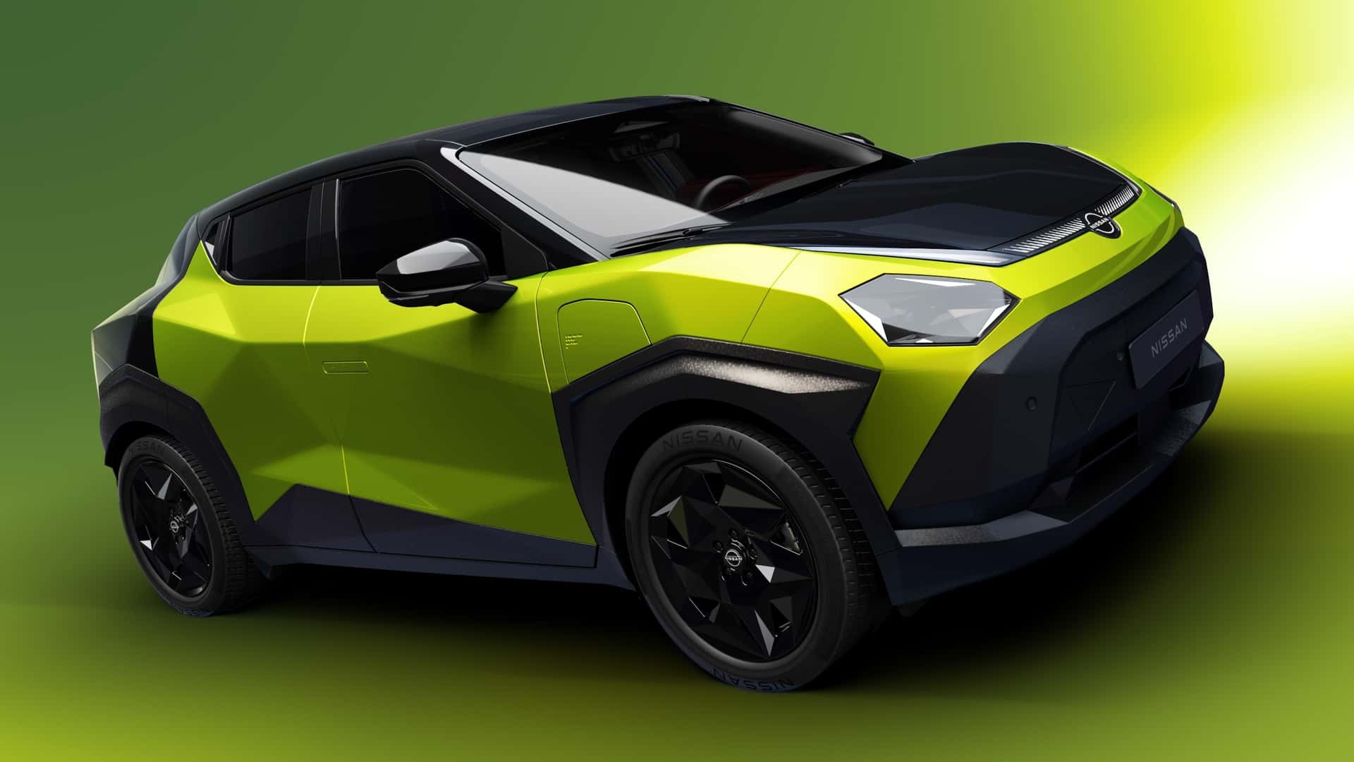 Nissan Juke chạy điện hoàn toàn mới hé lộ hình ảnh đầu tiên với thiết kế Phía trước của Nissan Juke 2027