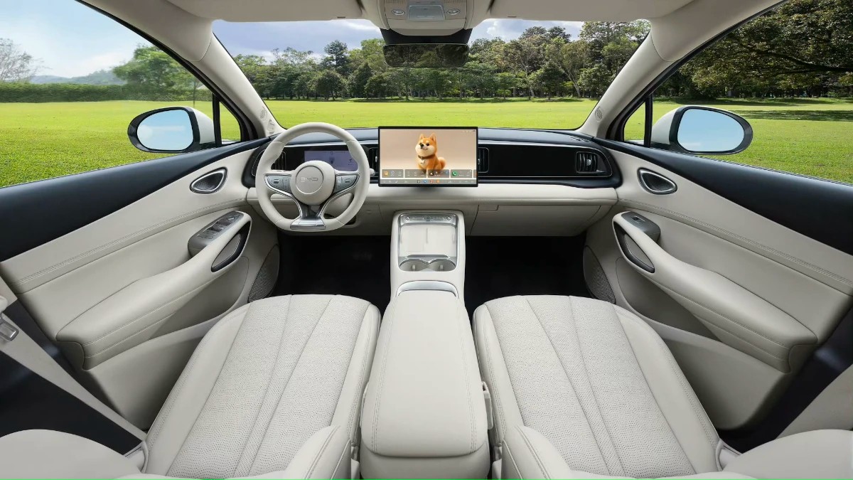 BYD Sealion 05 bản mới chính thức mở bán ở Trung Quốc với cả cấu hình PHEV và EV Nội thất của BYD Sealion 05 DM-i