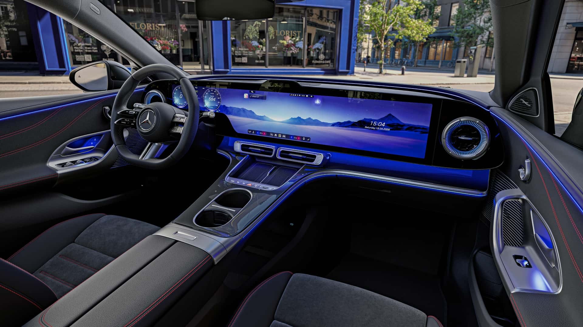 Mercedes-Benz C-Class Electric 2027 chính thức lộ diện, thiết kế khác hẳn bản chạy xăng Nội thất của Mercedes-Benz C-Class Electric 2027