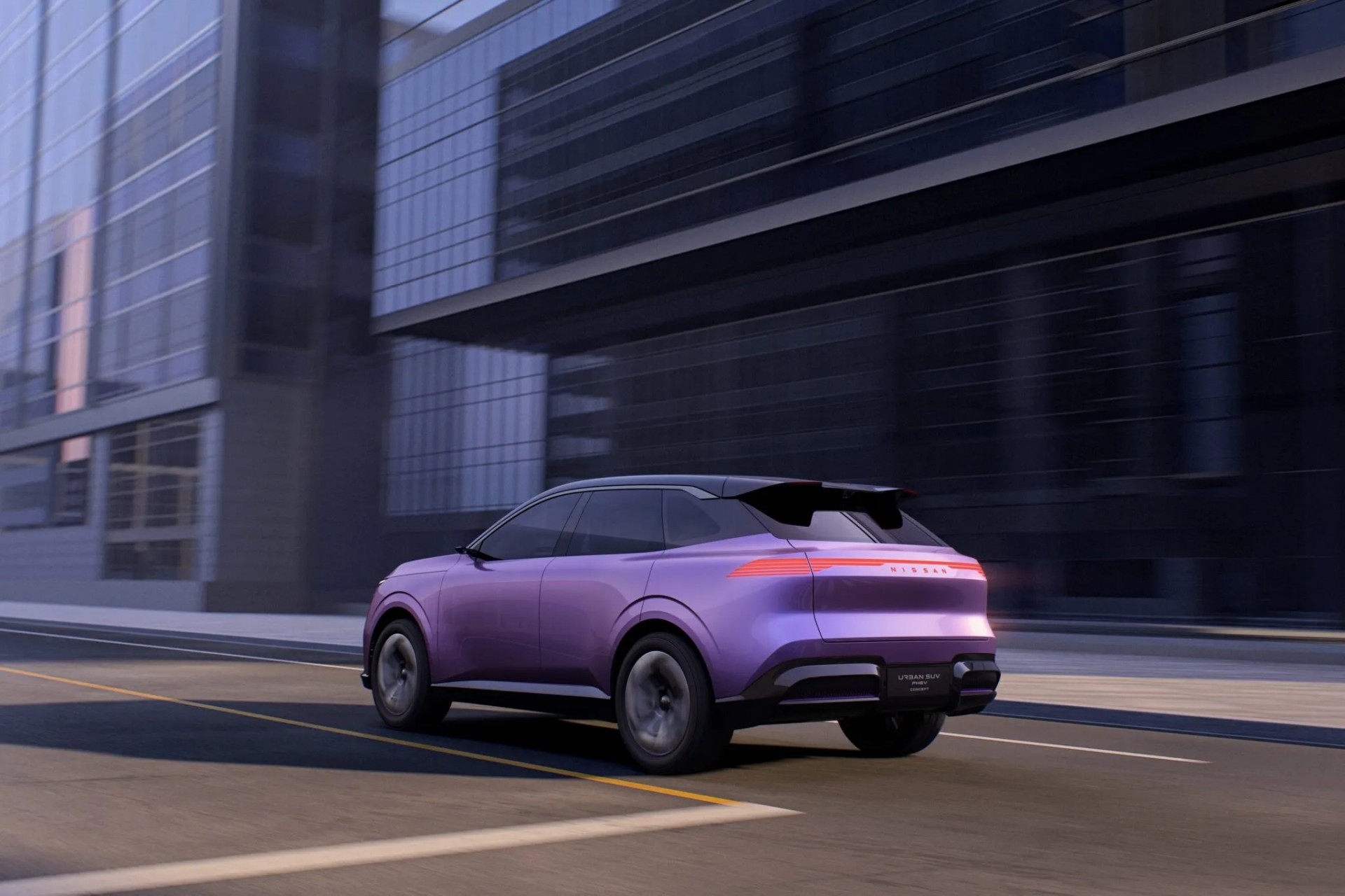Nissan giới thiệu Terrano PHEV Concept và Urban SUV PHEV Concept tại Triển lãm Ô tô Bắc Kinh 2026 Phía sau của Nissan Urban SUV PHEV Concept