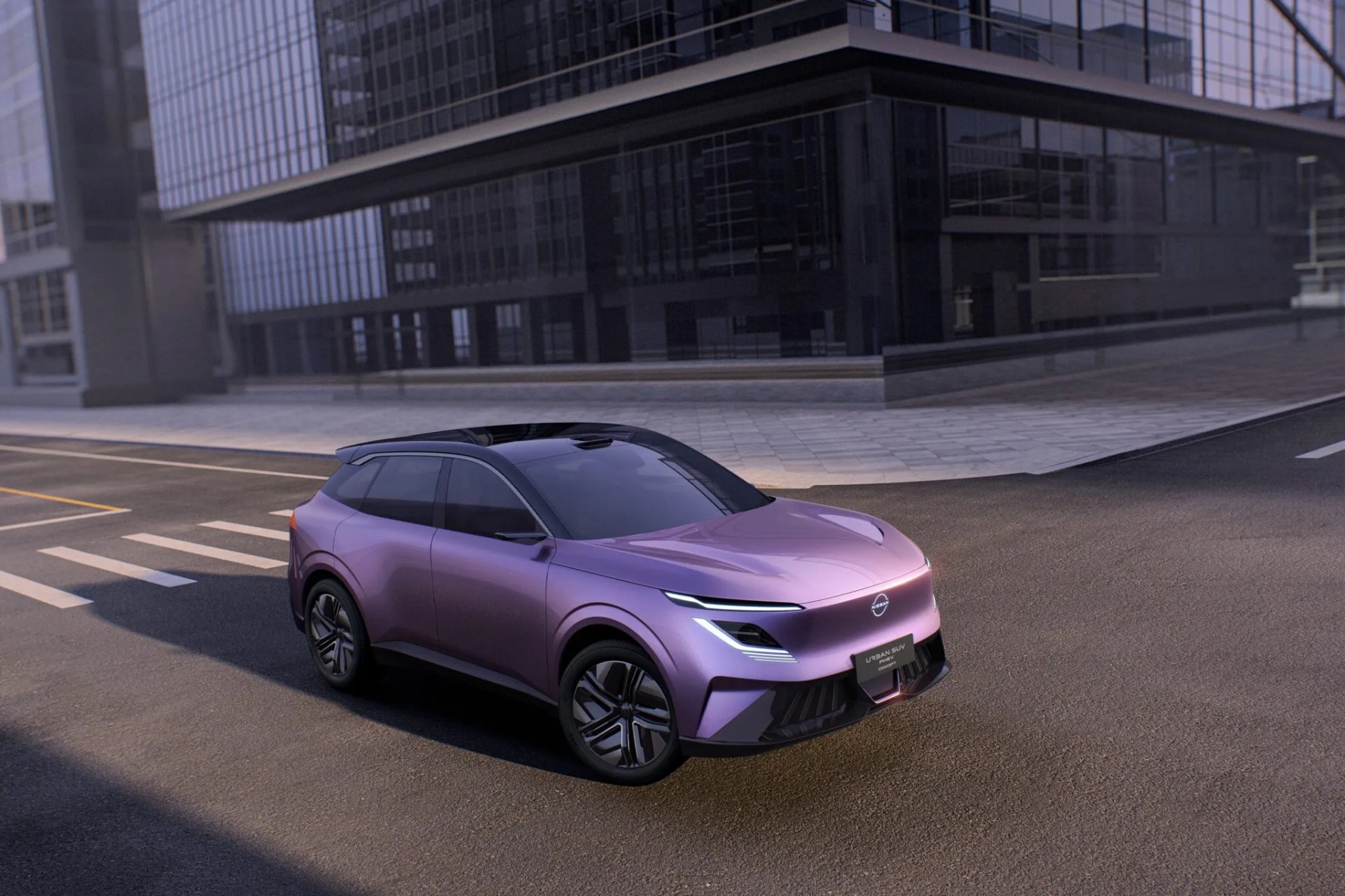 Nissan giới thiệu Terrano PHEV Concept và Urban SUV PHEV Concept tại Triển lãm Ô tô Bắc Kinh 2026 Phía trước của Nissan Urban SUV PHEV Concept