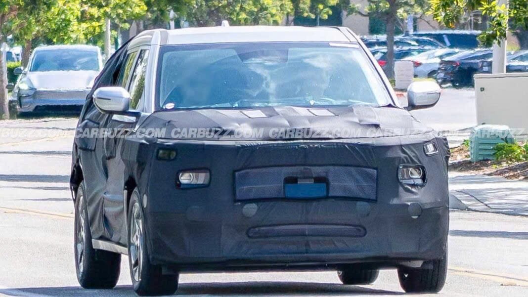Hyundai Creta đời mới chạy thử trên đường, kích thước lớn hơn, nhìn giống Santa Fe Hyundai Creta đời mới chạy thử trên đường, kích thước lớn hơn, nhìn giống Santa Fe
