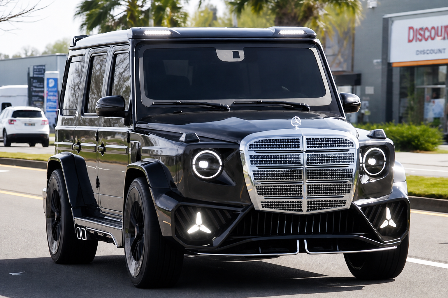 Mercedes AMG G 63 biến thành SUV siêu sang phong cách cổ điển Mercedes AMG G 63 biến thành SUV siêu sang phong cách cổ điển